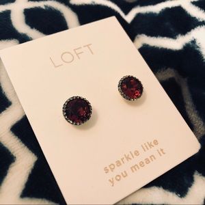 LOFT - Crystal Stud Earrings